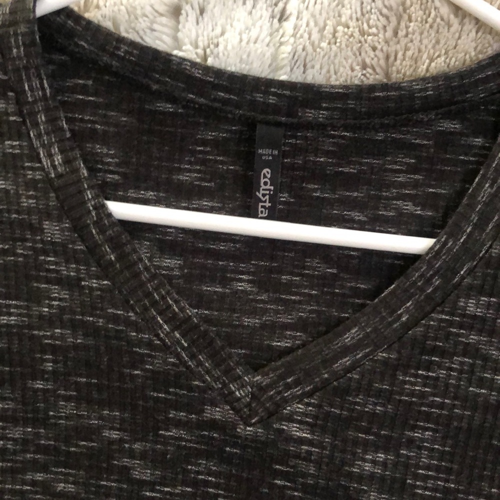 EDISTA Maria Melange Ribbed Pullover - Picture 4 of 5